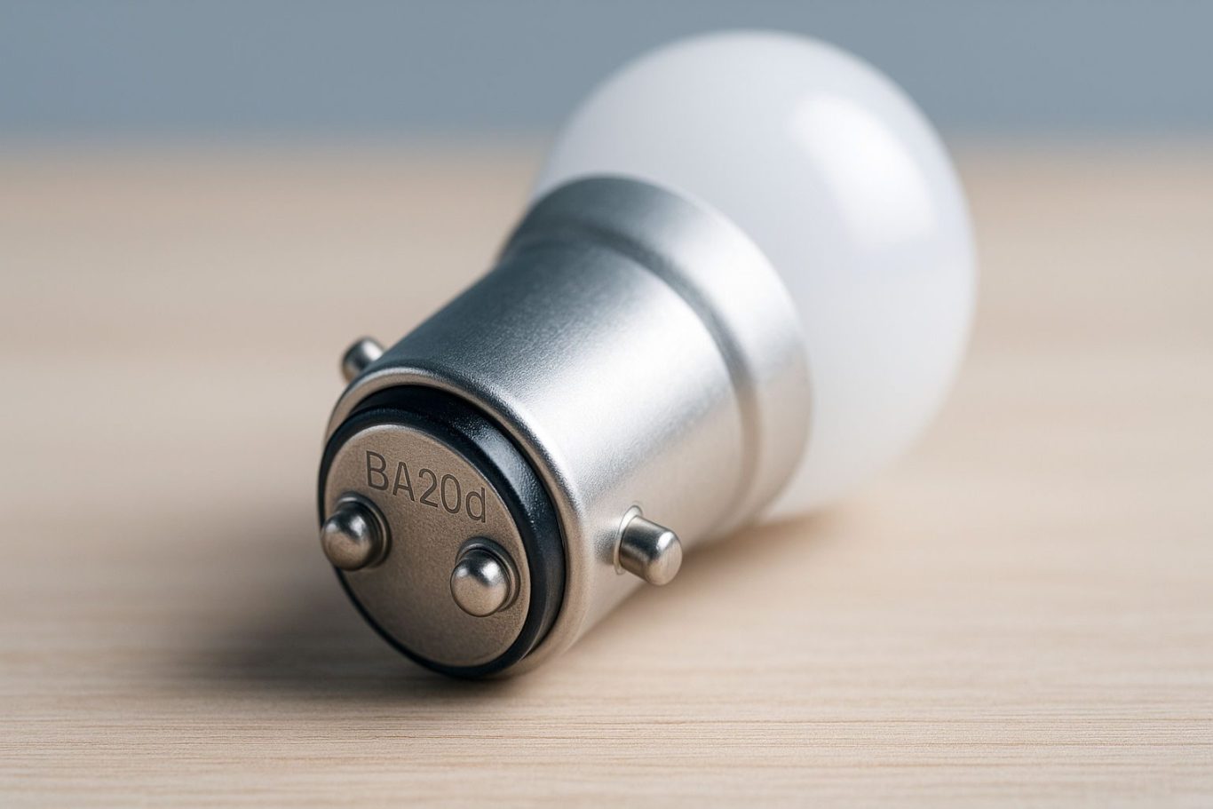 Was bedeutet BA20d – verständlich erklärt im DELiver-light Ratgeber LED-Lampe mit BA20d-Sockel – zeigt Aufbau und Bedeutung des BA20d Lampensockels